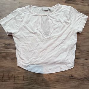 White crop top